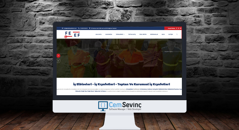 Feef İş Kıyafetleri